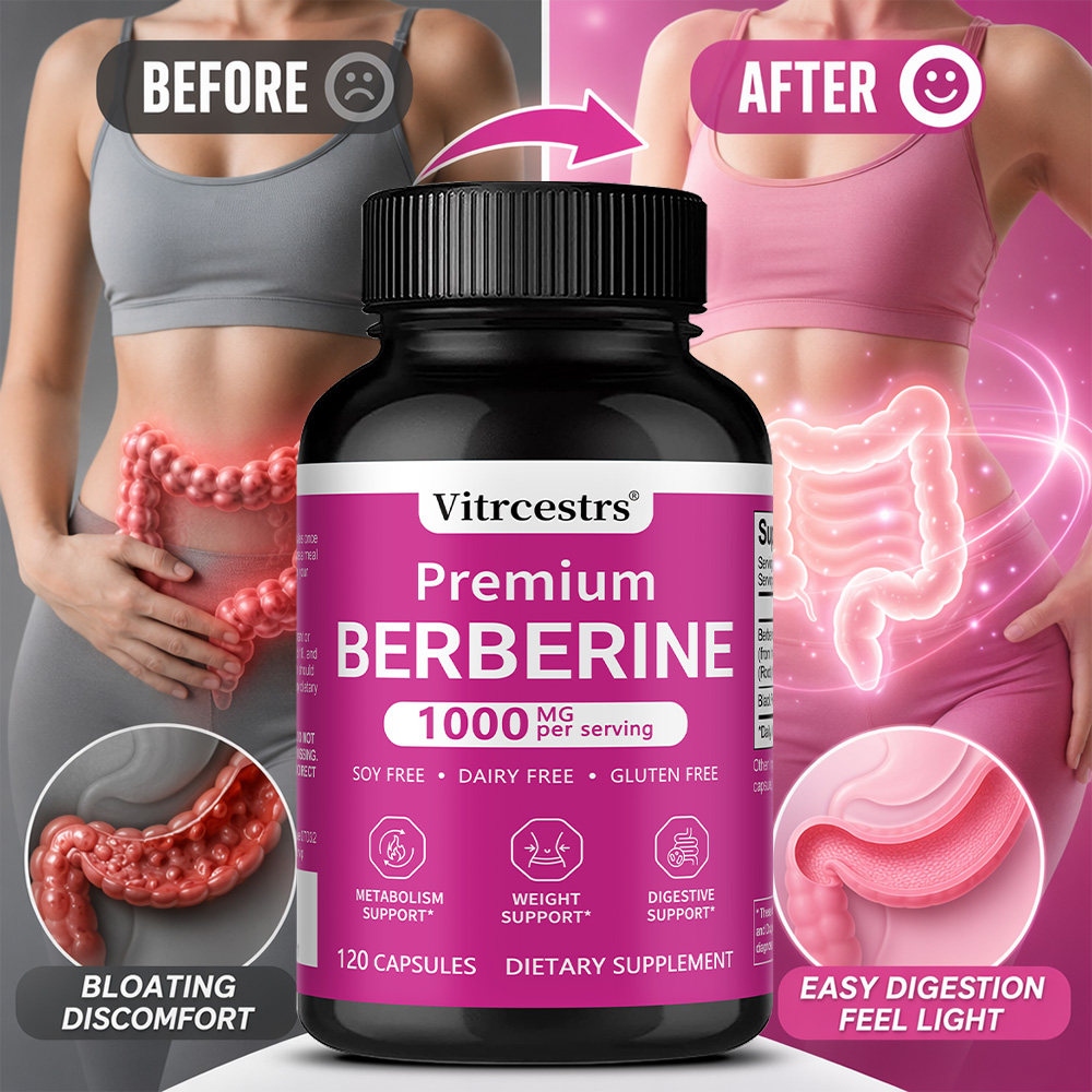 Berberine HCl Supplement 1000m - Berberine Hcl Capsule recension och pris